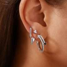 Ania Haie Silver Sunshine Chaser Stud Earrings E059-11H