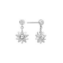 Ania Haie Silver Drop Bangle Stud Earrings E074-02H