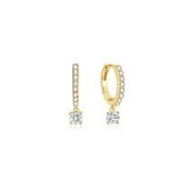 Ania Haie Gold Silver Luna Gaze Dangle Sparkle Earrings E075-09G