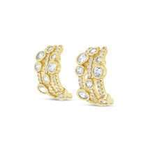 Absolute Gold Plated CZ Droplet Earrings E2452GL