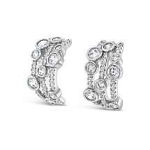 Absolute Silver Plated CZ Droplet Earrings E2452SL