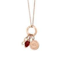 Newbridge Rose January Birthstone Pendant EOJ400JAN