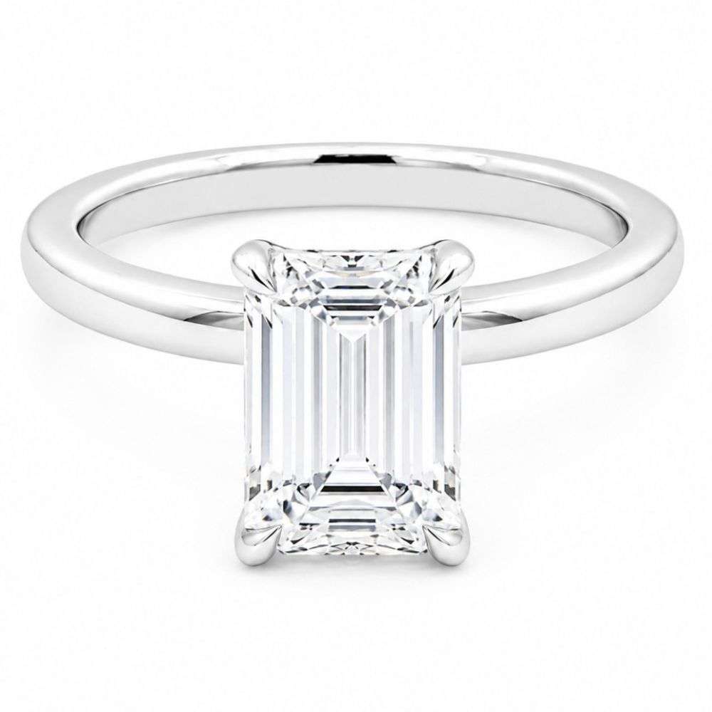 EPS01-Platinum-2.01ct-D-VS2-Emerald-Cut-Halo-Lab-Diamond-Ring-front-tilt-image