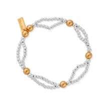Chlobo Silver And Gold Mixed Entwined Bracelet GMBDCC