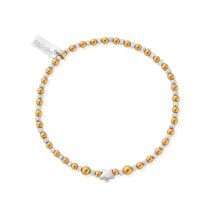 Chlobo Silver And Gold Mixed Star Bracelet GMBSTAR