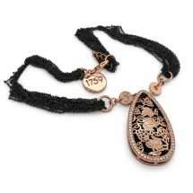Newbridge Guinness Black Rose Necklace GNG024