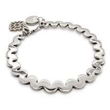 Newbridge Silver Plated Vertical Charm Bangle LB140