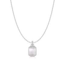 Ania Haie Silver Tide Echo Mother Pearl Necklace N072-02H