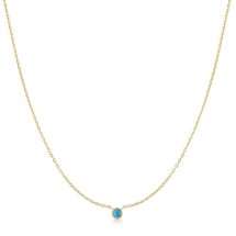 Ania Haie Gold Silver Starlit Drop Turquoise Necklace N073-01G