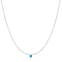 Ania Haie Silver Starlit Drop Turquoise Necklace N073-01H