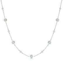 Ania Haie Silver Starlit Drop CZ Station Necklace N073-05H