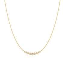 Ania Haie Gold Silver Luna Gaze Bezel Set Necklace N075-08G