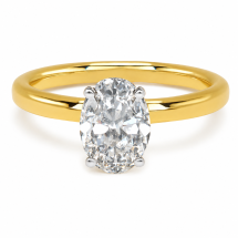18ct Gold "Mystique" 1.12ct Oval Lab Diamond Ring