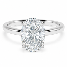 Platinum "Mystique" 1.35ct Oval Lab Diamond Ring