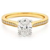 18ct Gold "Euphoria" 1.23ct Oval Lab Diamond Ring