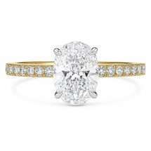 18ct Gold "Allure" 1.30ct Oval Lab Diamond Ring