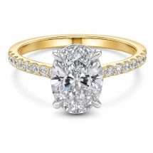 18ct Gold "Allure" 1.43ct Oval Lab Diamond Ring