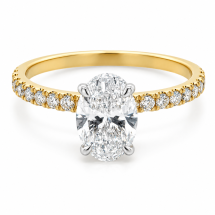 18ct Gold "Allure" 1.72ct Oval Lab Diamond Ring