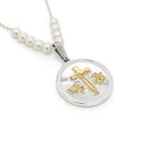 Newbridge Silver Plated Confirmation Medal Pendant PCF700