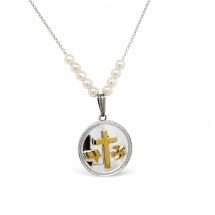 Newbridge Silver Plated Confirmation Medal Pendant PCF700