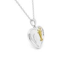 Newbridge Silver Plated Communion Heart Pendant PCM800