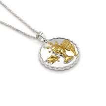 Newbridge Silver Plated Communion Heart Pendant PCM801