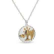 Newbridge Silver Plated Communion Heart Pendant PCM801