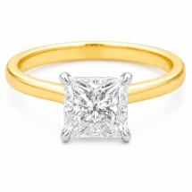 18ct Gold "Spellbound" 1.52ct Princess Lab Diamond Ring