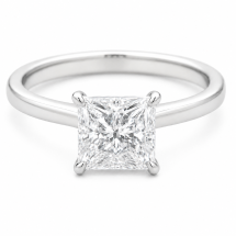 Platinum "Spellbound" 1.50ct Princess Lab Diamond Ring