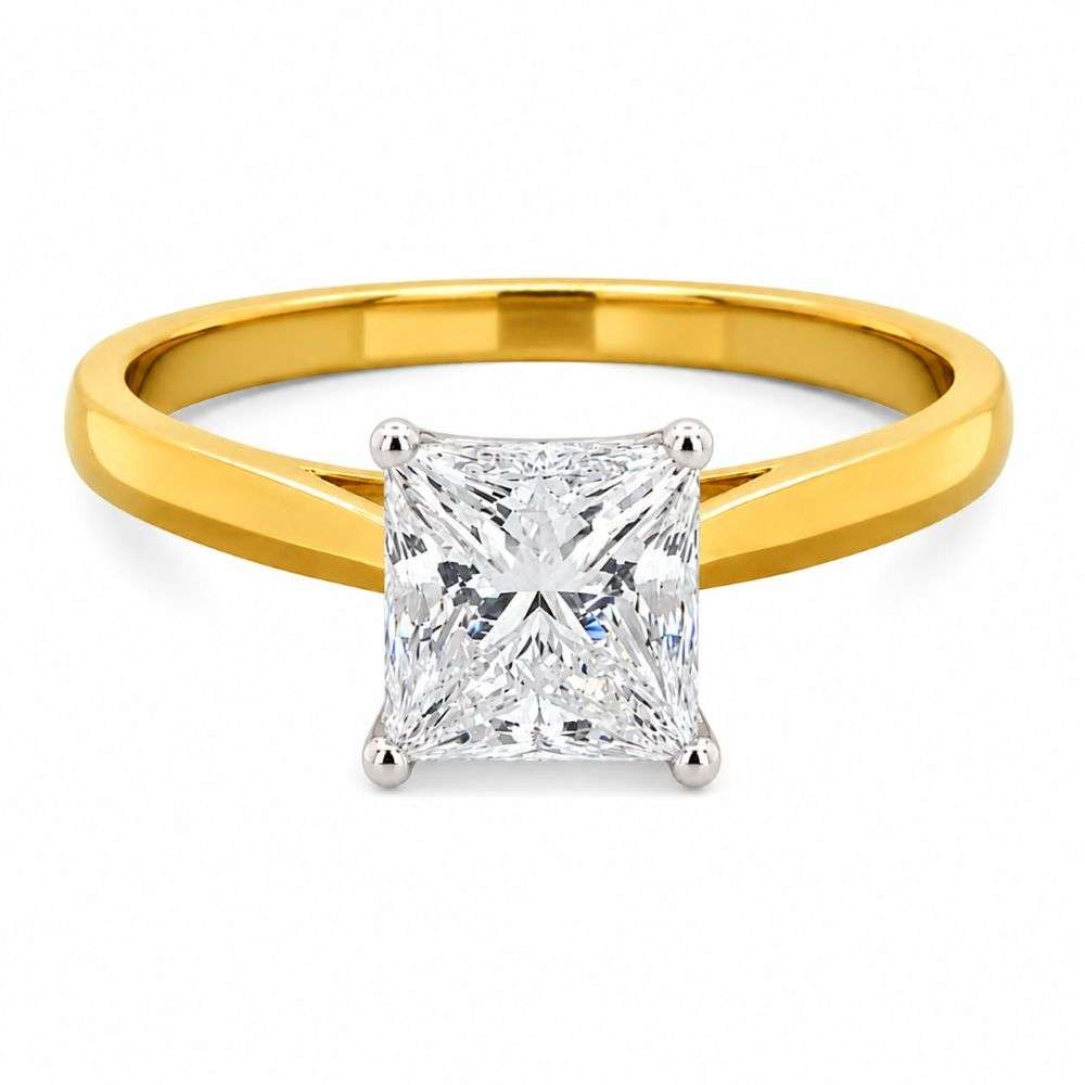 R4562-63-9Y-9ct-Yellow-Gold-1.50ct-Princess-Cut-Lab-Diamond-Solitaire-Front-Image-