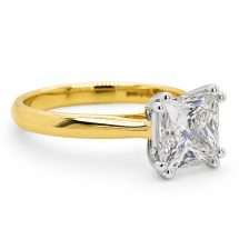 9ct Gold “Majestic” 2.01ct Princess Lab Diamond Ring