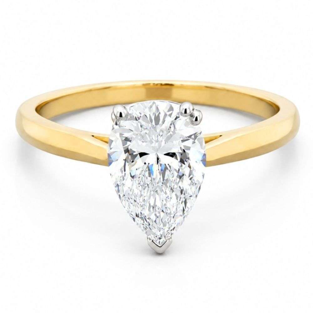 R4924-1065-9Y-9ct-Yellow-Gold-1.50ct-Pear-Shape-Lab-Diamond-Solitaire-Ring-Front-Image R4924-1065-9Y-9ct-Yellow-Gold-1.50ct-Pear-Shape-Lab-Diamond-Solitaire-Ring-Front-Image