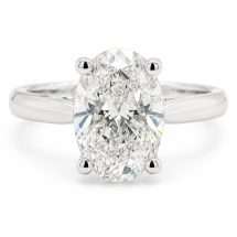 9ct Gold “Satori” 2.02ct Oval Lab Diamond Solitaire Ring