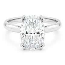 Platinum "Seraphic" 2.02ct Oval Lab Diamond Ring