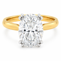 18ct Gold "Seraphic" 2.00ct Oval Lab Diamond Ring