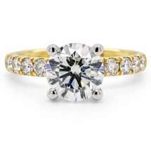 9ct Gold “Amore” 2.00ct Round Lab Diamond Solitaire Ring