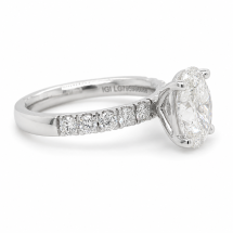 9ct Gold “Captivate” 2.56ct Oval Lab Diamond Ring