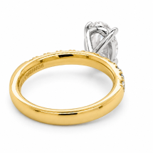 9ct Gold “Captivate” 2.56ct Oval Lab Diamond