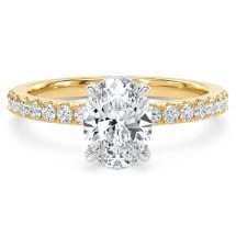 9ct Gold "Captivate" 1.50ct Oval Lab Diamond Ring