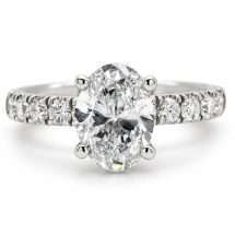 9ct Gold “Captivate” 2.00ct Oval Lab Diamond