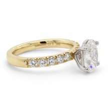 9ct Gold “Captivate” 2.00ct Oval Lab Diamond