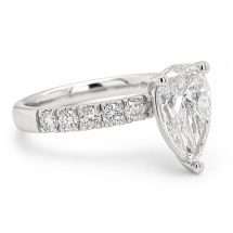 9ct Gold “Venus” 2.00ct Pear Lab Diamond Solitaire Ring