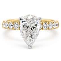 9ct Gold “Venus” 2.00ct Pear Lab Diamond Solitaire Ring
