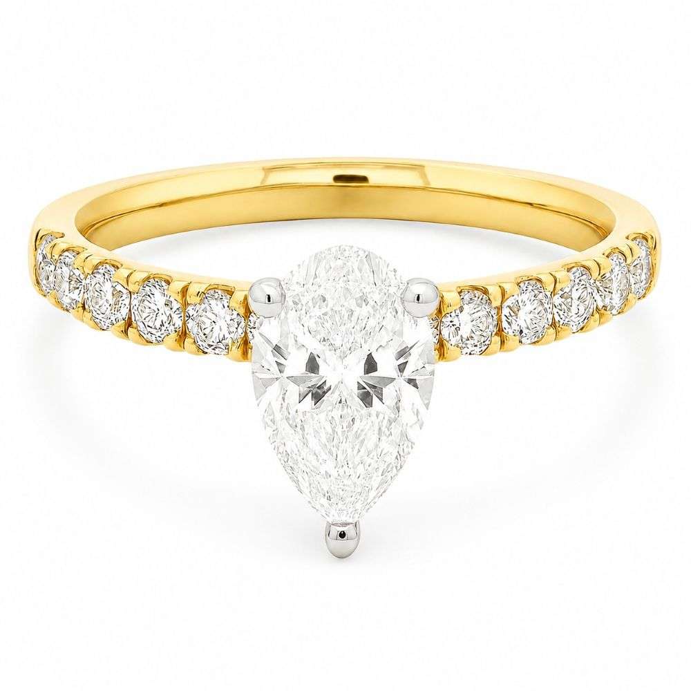 R5340-9056-9Y-9ct-Yellow-Gold-1.50ct-Pear-Shape-Lab-Diamond-Shoulders-front-image