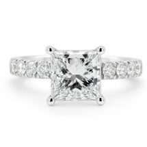 9ct Gold “Devine” 2.52ct Princess Lab Diamond Ring