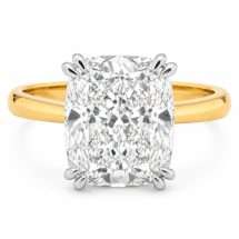 18ct Gold "Radiant" 4.08ct Radiant Lab Diamond Ring