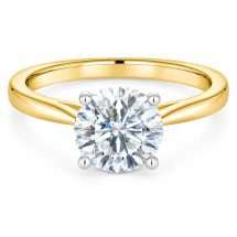 18ct Gold "Reverie" 1.25ct Round Lab Diamond Ring
