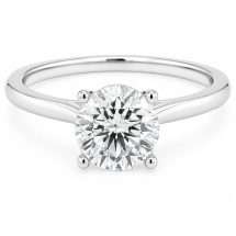 Platinum "Reverie" 1.00ct Round Brilliant Lab Diamond Ring
