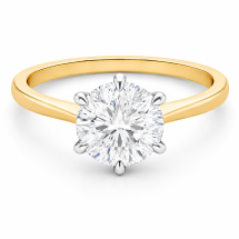 18ct Gold "Moonstruck" 1.01ct Brilliant Lab Diamond Ring