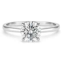 Platinum "Astral" 1.11ct Round Brilliant Lab Diamond Ring